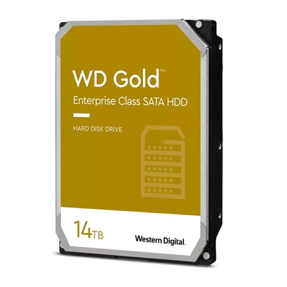 Picture of Dysk serwerowy WD Gold 14TB 3.5'' SATA III (6 Gb/s)  (WD142KRYZ)