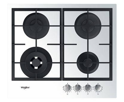 Attēls no Whirlpool AKTL629/WH hob White Built-in 59 cm Gas 4 zone(s)