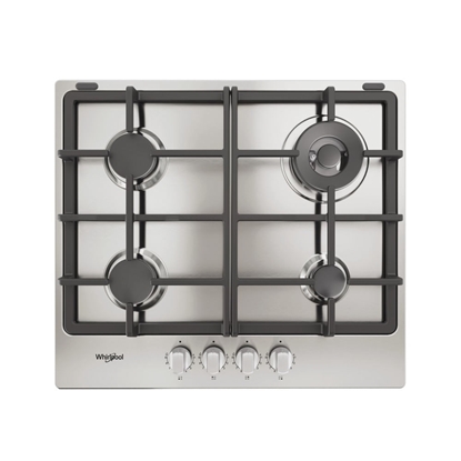 Picture of Whirlpool TGML 661 IX R Stainless steel Built-in 58 cm Gas 4 zone(s)