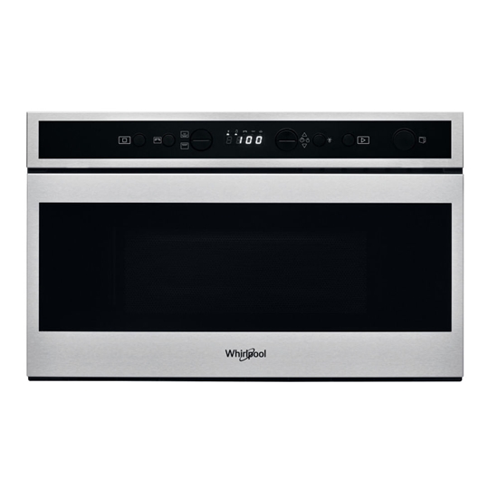 Picture of Whirlpool W6 MN840 Built-in Grill microwave 22 L 750 W Black, Stainless steel