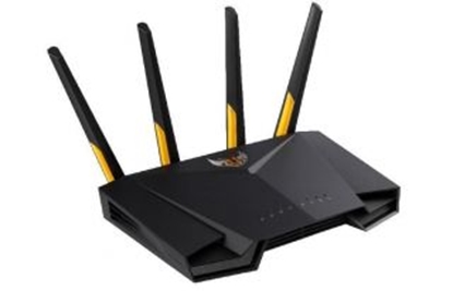 Attēls no Wireless Router|ASUS|Wireless Router|Wi-Fi 5|Wi-Fi 6|IEEE 802.11a/b/g|USB 3.2|1 WAN|4x10/100/1000M|Number of antennas 4|TUF-AX3000V2