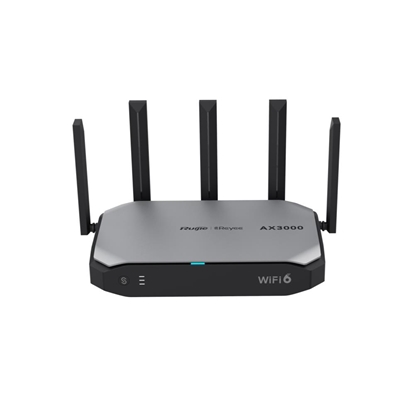 Attēls no Wireless Router|RUIJIE|Wireless Router|3000 Mbps|Mesh|Wi-Fi 6|USB 3.0|1 WAN|1x10/100/1000M|LAN \ WAN ports 3|Number of antennas 5|RG-EG105GW-X