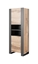 Picture of WOOD bookcase 65x40x170,5 oak wotan + anthracite