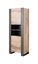 Изображение WOOD bookcase 65x40x170,5 oak wotan + anthracite
