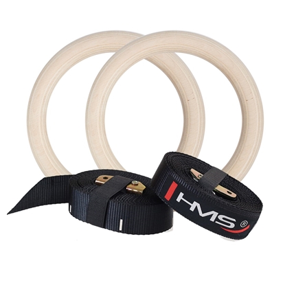 Изображение Wooden gymnastic hoops with measuring tape HMS TX07