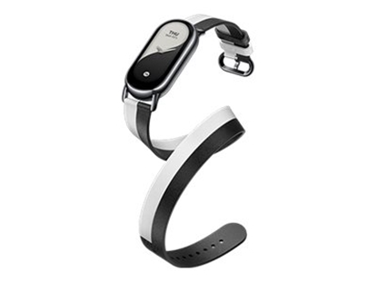 Attēls no Xiaomi | Smart Band 8 Double | Black/White | PU coated leather | Total length: 140-180mm