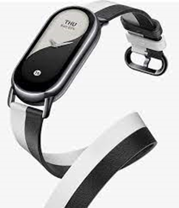 Picture of XIAOMI SMART BAND 8 DOUBLE WRAP STRAP BLACK AND WHITE BHR7311GL