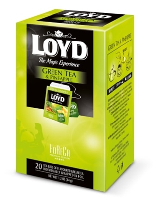 Изображение Zaļā tēja LOYD ar ananāsu g. FS  20 maisiņi x 1.7 g paciņā