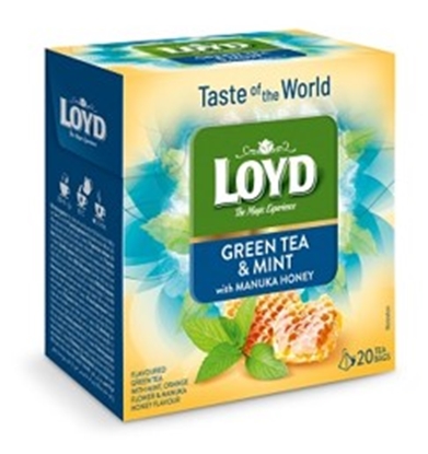 Picture of Zaļā tēja LOYD ar piparmētru un manuka medu 20gb. x 1.7g