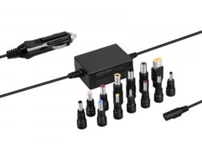 Picture of AVACOM QUICKTIP-CAR 65W - UNIVERSAL CAR ADAPTER FOR NOTEBOOKS + 13 CONNECTORS
