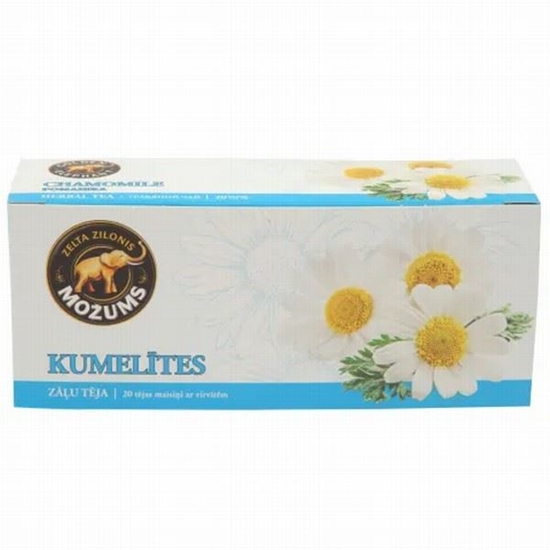 Picture of Zāļu tēja MOŽUMS Kumelītes ar medu, ar virvīti maisiņos, 20*1g