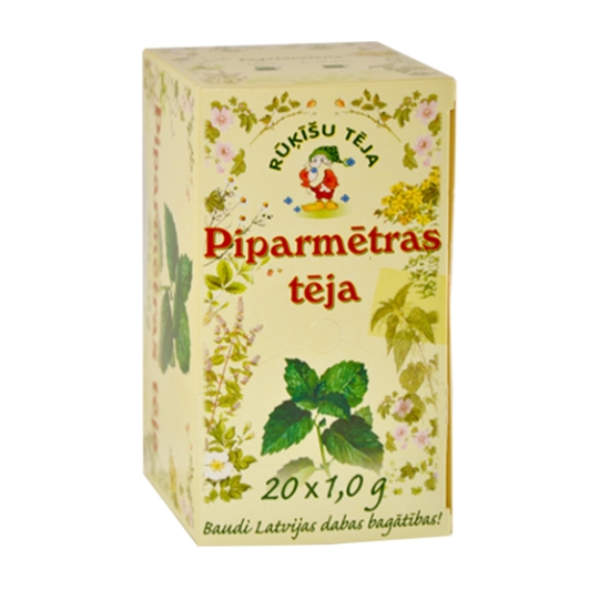 Picture of Zāļu tēja RŪĶĪŠU TĒJA, piparmētru, 20 maisiņi paciņā x 1 g