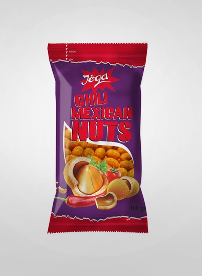 Picture of Zemesrieksti Jėga kraukšķīgā apvalkā ar čili garšu, 100g