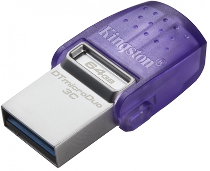 Picture of Zibatmiņa Kingston DataTraveler microDuo 3C 256GB USB Type-A + USB Type-C