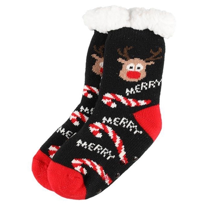 Изображение Ziemassvētku zeķe Winteria Merry Christmas melna