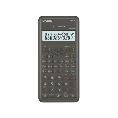 Attēls no Zinātnisks kalkulators CASIO FX-82MS, 85 x 157 x 23.2 mm