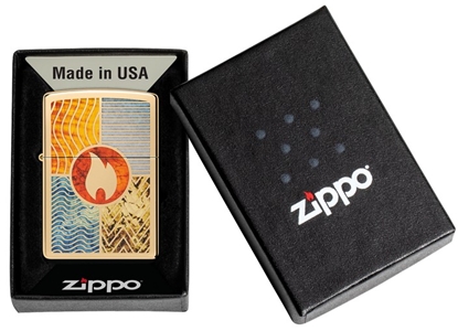 Picture of Zippo Lighter 48729 Elements of Earth Design