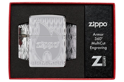 Picture of Zippo Lighter 48838 Armor® Zippo Flame Design
