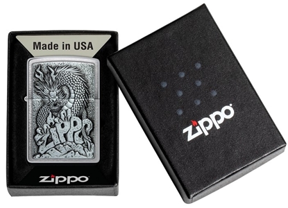Picture of Zippo Lighter 48902 Dragon Emblem