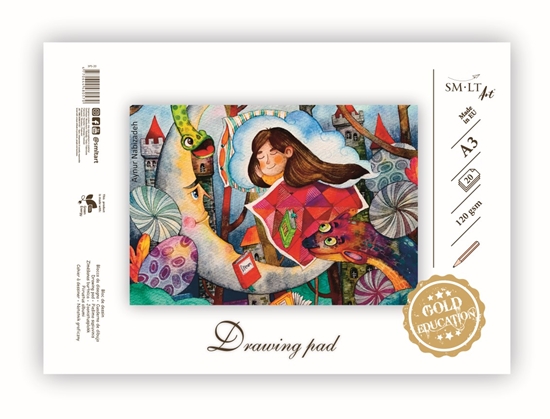 Picture of Zīmēšanas albums SMLT A3 formāts, 20 lapas,120 g/m2