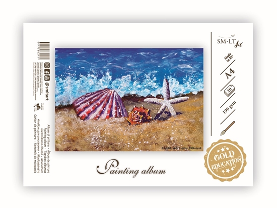 Picture of Zīmēšanas albums SMLT, A4, 190g/m2, 20 loksnes