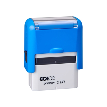 Picture of Zīmogs COLOP Printer C20, zils korpuss, zils spilventiņš