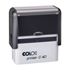 Picture of Zīmogs COLOP Printer C40, melns korpuss, bez krāsas spilventiņš