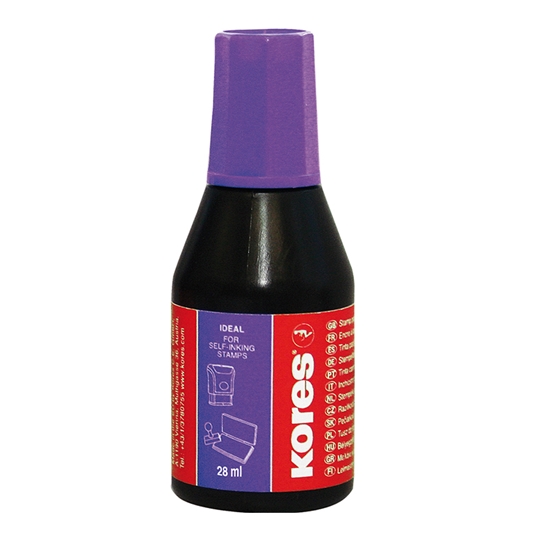 Picture of Zīmogu tinte KORES 28 ml, violeta