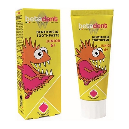 Attēls no Zobu pasta Betadent Junior 6+ Zemeņu 75ml