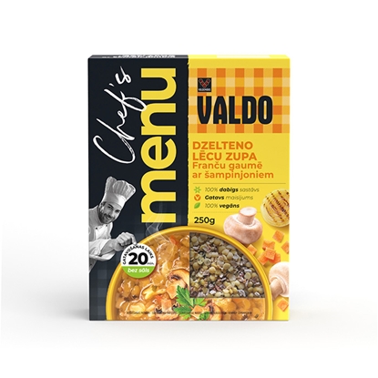Изображение Zupa Dz.lēcu Valdo CHEF'S Franču gaum.ar šamp.250g