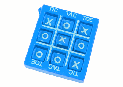 Attēls no Žaidimas "Tic-tac-toe" 4,5 cm, mėlynas