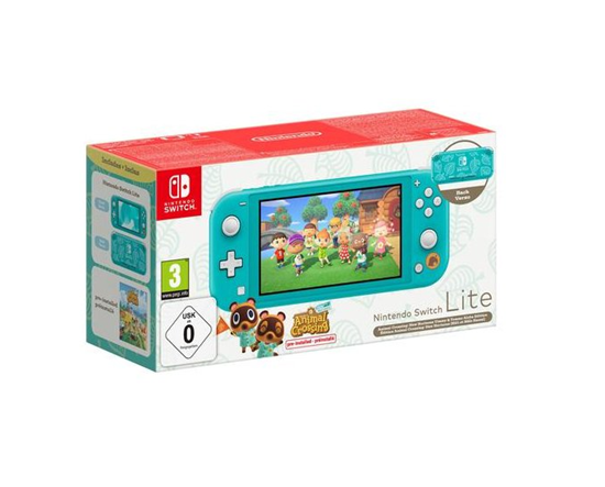 Изображение Žaidimų konsolė Nintendo Switch Lite Turq. Inc Animal Crossing