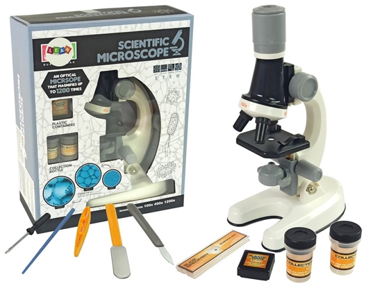 Picture of Žaislinis mikroskopo rinkinys, baltas