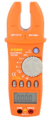 Picture of AC digital clamp meter;Øcable:12mm;Sampling:2,5x/s;0.1÷99.9%