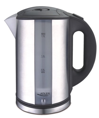 Изображение Adler AD 1216 electric kettle 1.7 L Black,Silver 2200 W