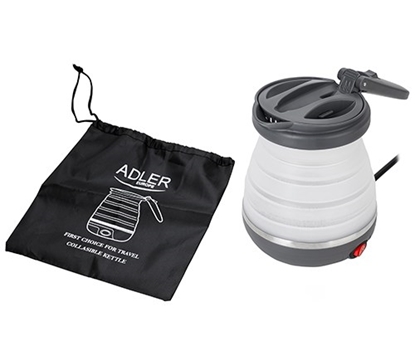Attēls no Adler AD 1279 electric kettle 0.6 L 750 W Black, White