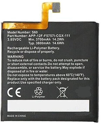 Изображение Riff APP-12F-F57571-CGX-111 analogais akumulators priekš Caterpillar CAT S60 Li-Ion 3700 mAh 3,85 VDC