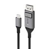 Picture of ALOGIC 1m Ultra USB-C (Male) to DP (Male) Cable - 4K @60Hz with LED (White)