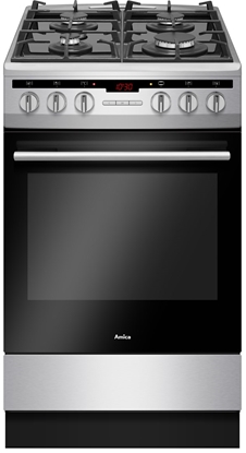 Picture of Amica 57GcES3.33HZpTaA(Xx) Freestanding cooker Gas Stainless steel A