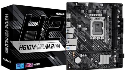 Attēls no ASRock H610M-H2/M.2 D5 motherboard