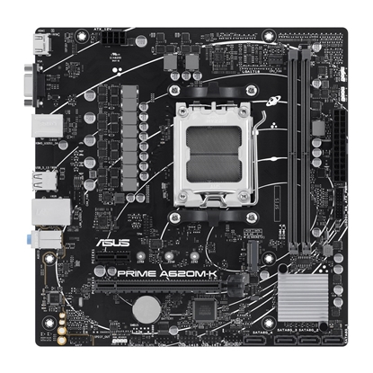 Attēls no ASUS PRIME A620M-K AMD A620 Socket AM5 micro ATX