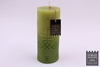Picture of Baltic Candles "Akas zīme" / degšanas laiks 45h (60x140mm) Green