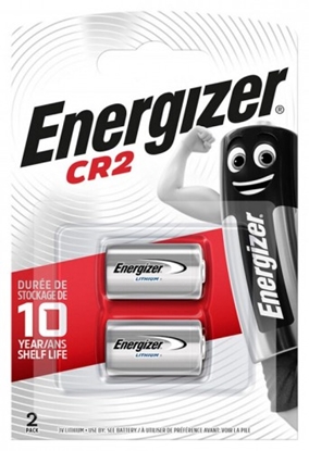Picture of BAT2.E2; CR2 baterijas 3V Energizer litija CR2 iepakojumā 2 gb.