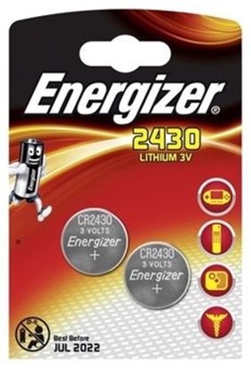 Attēls no BAT2430.E2; CR2430 baterijas 3V Energizer litija 2430 iepakojumā 2 gb.
