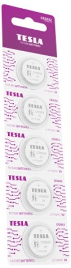 Picture of Batteries Tesla CR2032 (19320520) Lithium 225 mAh (5 pcs/pack)