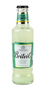 Picture of Bezalkoholisks dzēriens BRITVIC Bitter lemon ar saldinātājiem stiklā, 0.2l