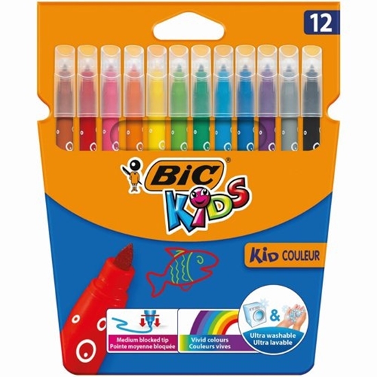 Изображение BIC Felt tip pens CF KID750 12 colours 9202937