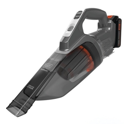 Attēls no Black & Decker Dustbuster handheld vacuum Black, Grey, Orange Bagless