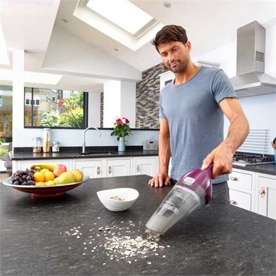 Picture of Black & Decker NVC115W handheld vacuum Grey, Purple Bagless