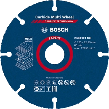 Attēls no Bosch  Carbide Multiwheel 125x22 23mm EXPERT